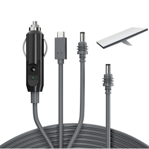 Cable Armado Alimentación antena Starlink: Con Cargador de auto + USB C + DC a DC